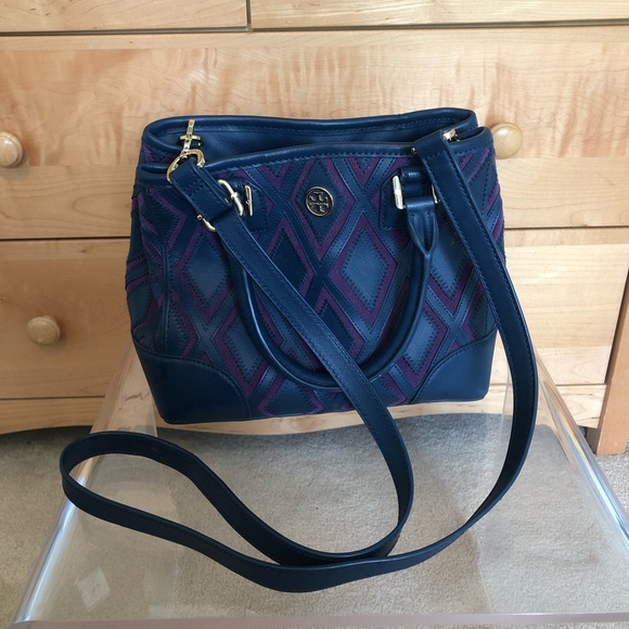 Tory Burch Robinson Patchwork Mini Tote - Picture 4 of 4